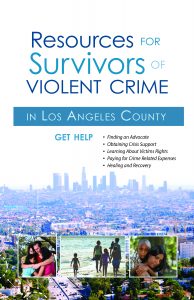 Crime Survivors Resource Guide – LA County front cover